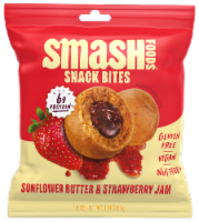Smash Foods® Sunflower Butter & Strawberry Jam Snack Bites Perspective: Main