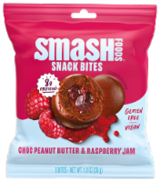 Chia Smash Chocolate Peanut Butter & Raspberry Jam Snack Bites Perspective: Main