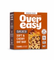 Over Easy™ Peanut Butter Dark Chocolate Soft & Chewy Oat Bars Perspective: Main