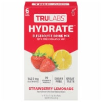 Trulabs® Hydrate™ Strawberry Lemonade Electrolyte Drink Mix Packets Perspective: Main