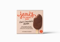 Jeni's Dark Chocolate Bombe Ice Cream Bars Perspective: Main