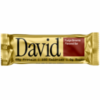 David™ Fudge Brownie Flavored Protein Bar Perspective: Main