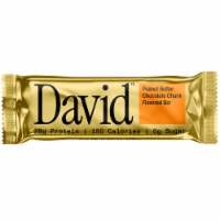 David™ Peanut Butter Chocolate Chunk Protein Bar Perspective: Main