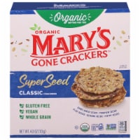 Organic Mary's Gone Crackers™ Super Seed Classic Crackers Perspective: Main