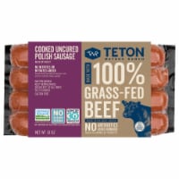 Teto Waters Ranch Cooked Uncured Polish Kielbasa Beef Sausage