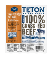 Teton™ Waters Ranch 100% Grass Fed Uncured Beef Hot Dogs