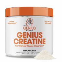 Genius Micronized CREATINE Monohydrate Powder, UNFLAVORED- Supports Muscle Building