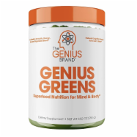 Genius Super GREENS Superfood Powder, Juice & Smoothie Mix for Energy, Immunity & Gut Health