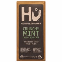 Hu® Crunchy Mint Dark Chocolate Candy Bar Perspective: Main
