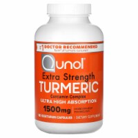 Turmeric Curcumin Capsules, Qunol with Ultra High Absorption 1500mg, 180 Count (Pack of 1)