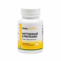 Dynamic Enzymes Natto Activ Nattokinase & Proteases Systemic Enzymes, 45 Capsules