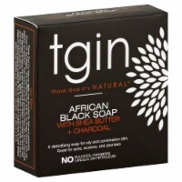 TGIN African Black Soap with Shea Butter + Charcoal Perspective: Main