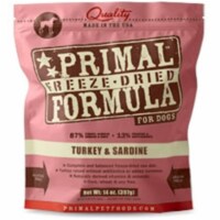 Primal Pet Foods Non-Fr Oz. en 951162 Dog Fd Turkey-Sard 5.5 Oz.