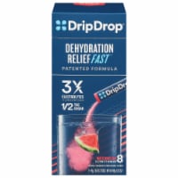 Drip Drop® Electrolyte Watermelon Drink Mix Packets Perspective: Main