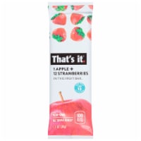 That's It® Apple and Strawberry No Sugar Added Fruit Bars Perspective: Main