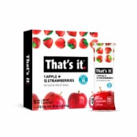 That's It Fruit Bar, Apple and Strawberry - 1.2 oz packet