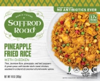 Saffron Road Pineapple Fried Rice with Chicken Gluten-Free Frozen Meal