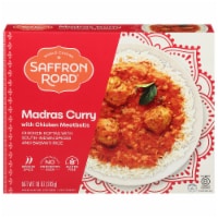 Saffron Road Gluten Free Madras Curry Frozen Meal with Chicken Meatballs