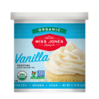 Miss Jones Baking Co Organic Vanilla Frosting with Coconut Oil Perspective: Main