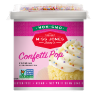 Miss Jones Baking Co. Organic Confetti Pop Frosting Perspective: Main