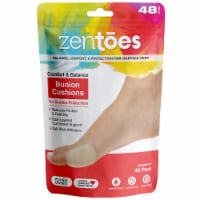 ZenToes 48 CT Bunion Cushions Odor Resistant Toe and Foot Protector Pads