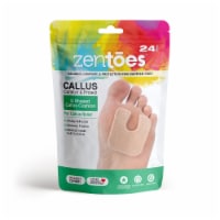 ZenToes U-Shaped Felt Callus Pads - Protect Calluses from Rubbing on Shoes - Pack of 24