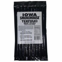 Iowa Smokehouse & Preferred Wholesale 253845 16 oz Teriyaki Flavor Meat Sticks - Pack of 10