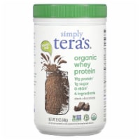 simply tera's® Organic Dark Chocolate Cocoa Whey Protein Powder