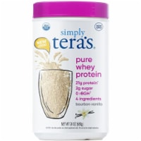 Tera's Whey Grass Fed Bourbon Vanilla Simply Pure Whey Protein