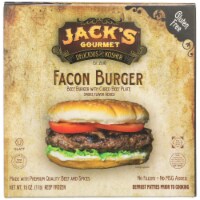 Jack’s Gourmet Delicious and Kosher Facon Burger Patties Perspective: Main