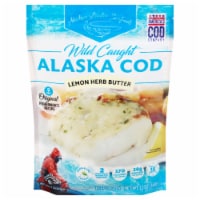 Alaskan Leader Seafoods Lemon Herb Butter Wild Caught Alaska Cod