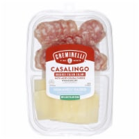 Creminelli Fine Meats® Casalingo Uncured Italian Salami & Aged Gouda Cheese Snack Tray Perspective: Main