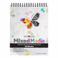 Brite Crown Mixed Media Sketch Pad 1-Pack (60 Sheets) - 9x12Sketch Book