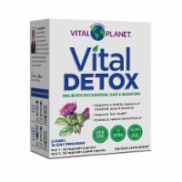 Vital Planet Vital Detox 2-Part 14-Day Program, 28+28 Vegetable Capsules