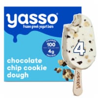 Yasso Chocolate Chip Cookie Dough Frozen Greek Yogurt Bars