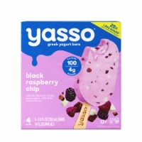 Yasso Frozen Greek Yogurt Black Raspberry Chip Bars