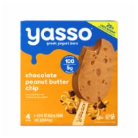 Yasso Chocolate Peanut Butter Chip Frozen Greek Yogurt Bars Perspective: Main