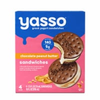 Yasso Frozen Greek Yogurt Peanut Butter Sandwiches