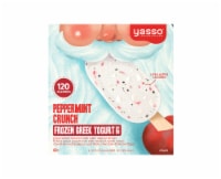 Yasso Peppermint Crunch Frozen Greek Yogurt Bars 4 Count Perspective: Main