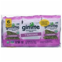 Gimme® Roasted Teriyaki Seaweed Snacks Perspective: Main