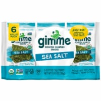 Gimme® Organic Premium Sea Salt Roasted Seaweed Snacks Perspective: Main