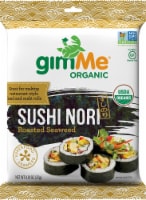 GimMe Organic Sushi Nori Roasted Seaweed