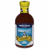 True Made Foods Less Sugar Kansas City BBQ Sauce Perspective: Main