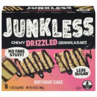 Junkless® Birthday Cake Chewy Drizzled Granola Bars Perspective: Main