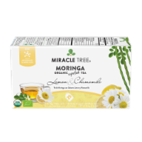 Organic Moringa Superfood Tea Lemon & Chamomile -- 25 Tea Bags