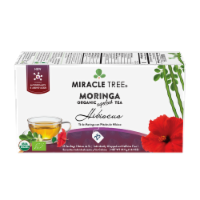 Organic Moringa Superfood Tea Hibiscus -- 25 Tea Bags