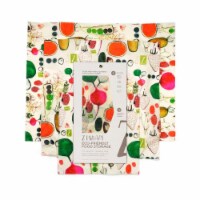 Z Wraps 236964 Beeswax Wrap, Farmers Market Print - Pack of 3