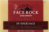 Face Rock Creamery In Your Face Spicy 3 Pepper Cheddar