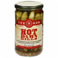 YeeHaw Pickle Co. Hot Damn Dills Spicy Dill Pickle Spears