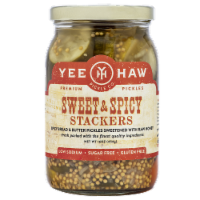 YeeHaw Pickle Co. Sweet & Spicy Stackers Bread & Butter Pickles